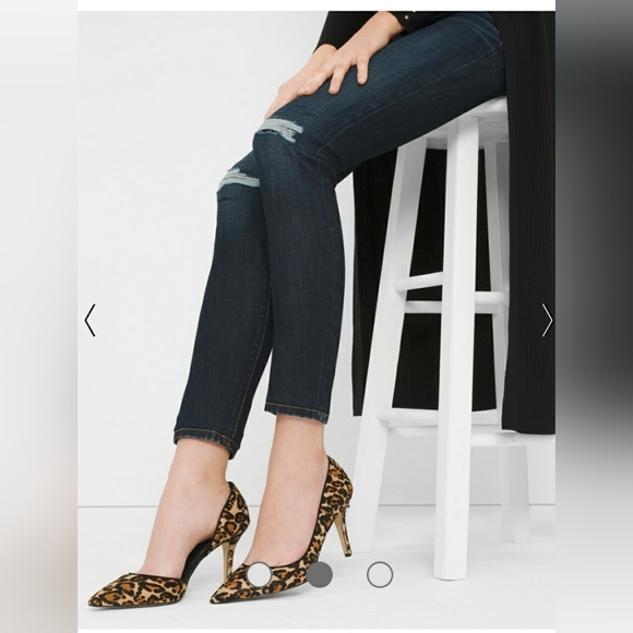 White House Black Market Leopard Pumps/Heels Size 7 - Picture 5 of 6